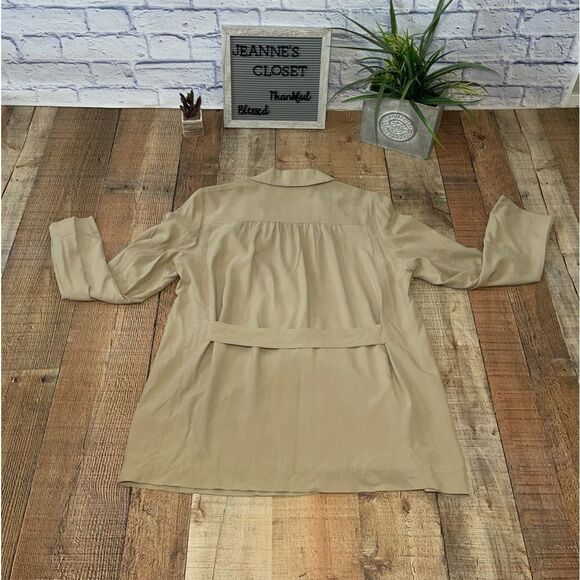 J. Jill 100% silk Single Button Career Jacket Blazer - Picture 6 of 12